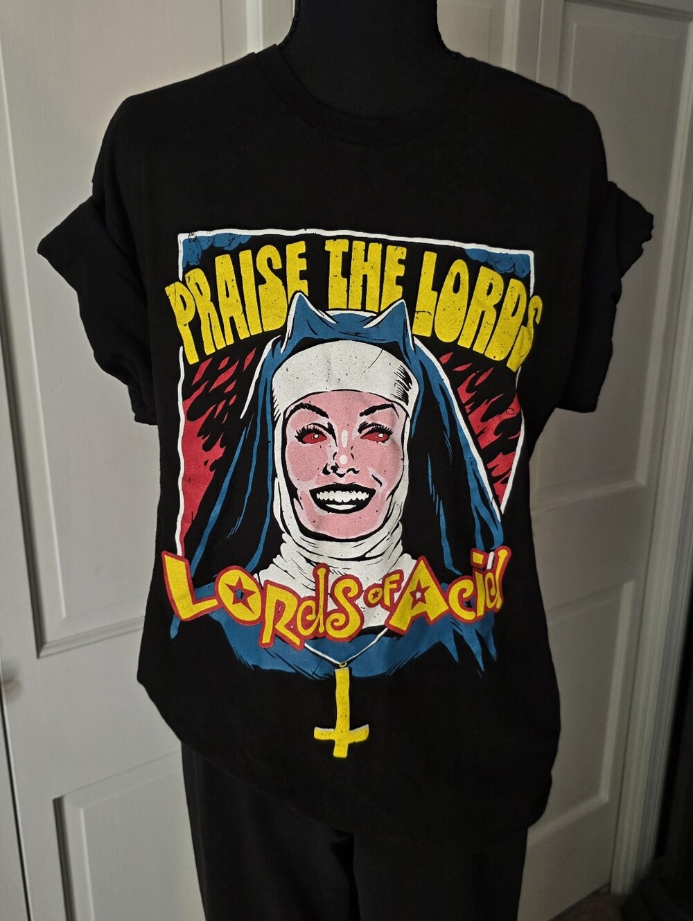 Praise The Lords 'Lords of Acid' Graphic Black Tee 2025 Tour